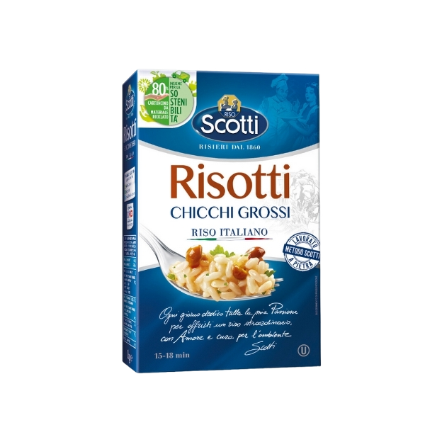 SCOTTI RICE RISOTTI CHICCHI GROSSI 1 KG (10 in a box)