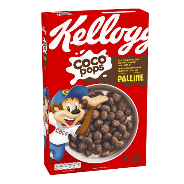 KELLOGG'S CEREALS COCO POPS PALLINE 330 GR (10 in a box)