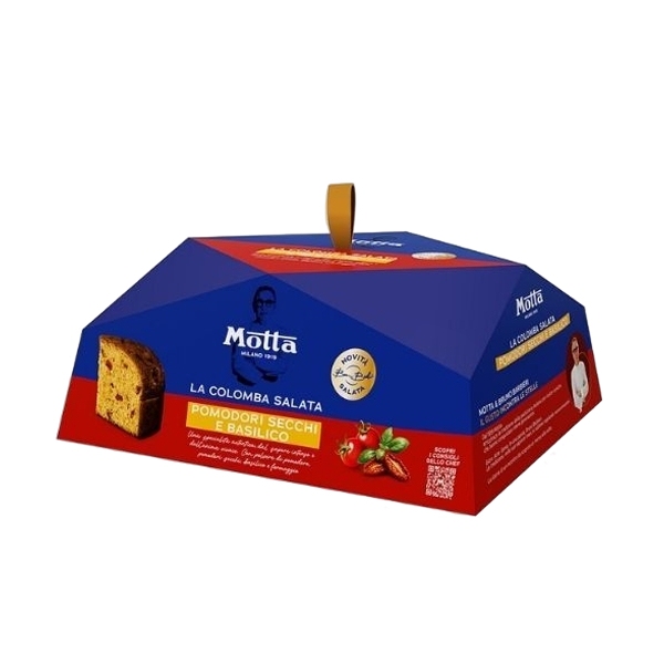 MOTTA COLOMBA SALATA DRIED TOMATOES AND BASIL BRUNO BARBIERI 450 GR (6 in a box)