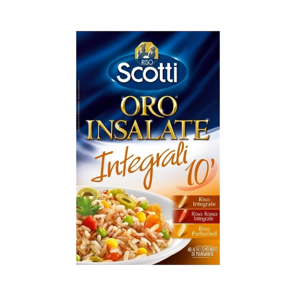 SCOTTI RICE ORO INSALATE WHOLEMEAL INTEGRALI 850 GR (10 in a box)