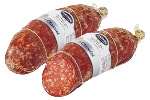 SIMONINI SALAME VENTRICINA PICCANTE £13.07 AL KG (APPROX. 3 KG) PROMO £12.07