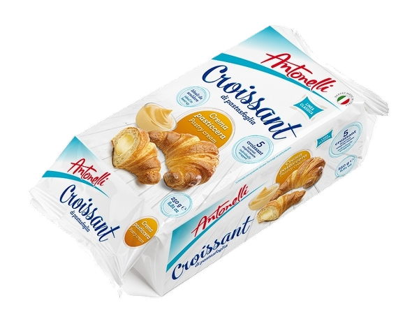 ANTONELLI CROISSANT PASTICCERA CREAM X5 250 GR (8 in a box)