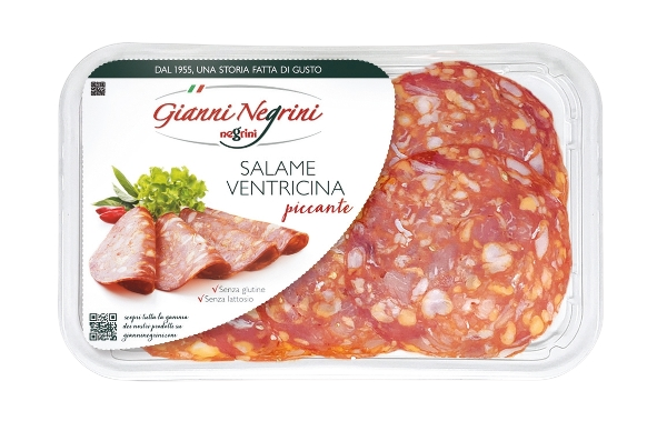 NEGRINI SALAME VENTRICINA SPICY AFFETTATO 80 GR (6 in a box)