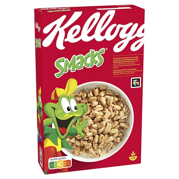 KELLOGG'S CEREALS SMACKS 330 GR (8 in a box)