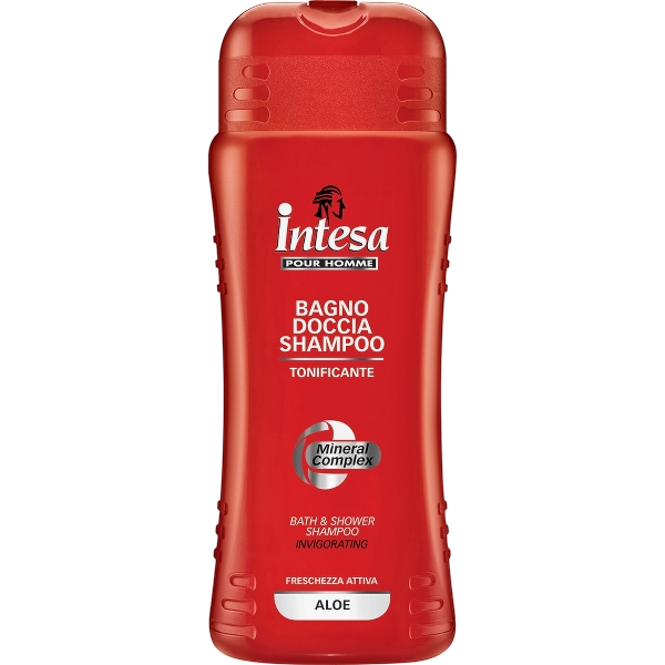 INTESA SHOWER SHAMPOO GEL MAN TONIFICANTE ALOE 250 ML (12 in a box)