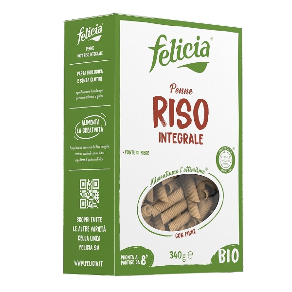 FELICIA PASTA GLUTEN FREE BROWN RICE PENNE 400 GR (14 IN A BOX)