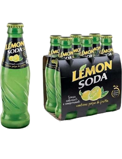 LEMONSODA DRINK LEMON GLASS 20 CL X6 (4 in a box)