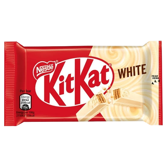 KIT KAT SNACK WHITE 41.5 GR (24 in a box)