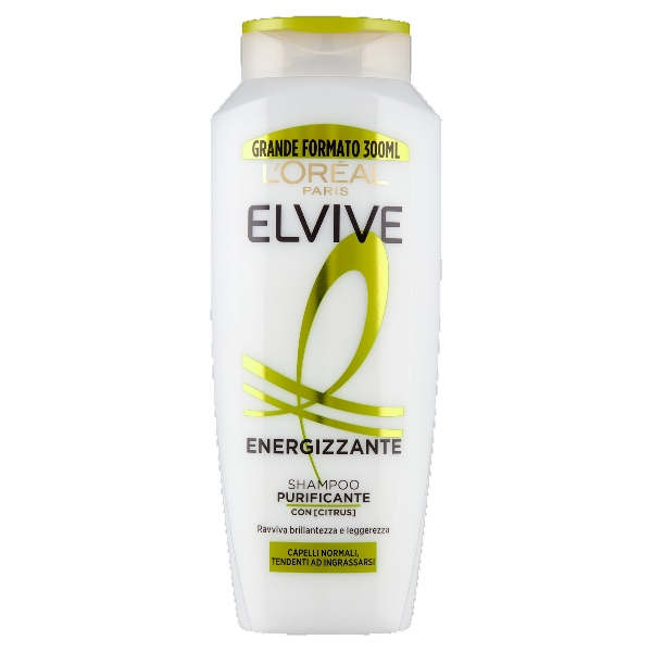 L'OREAL ELVIVE SHAMPOO ENERGIZZANTE CITRUS PURIFICANTE 300 ML (12 in a box)