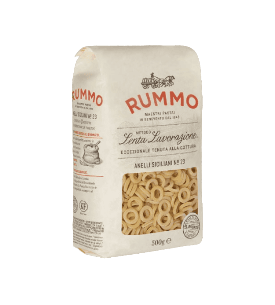 RUMMO PASTA DI SEMOLA ANELLI SICILIANI N.23 500 GR (16 in a box)