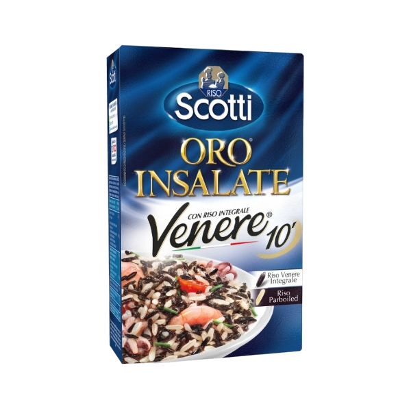 SCOTTI RICE ORO INSALATE WHOLEMEAL VENERE 800 GR (10 in a box)