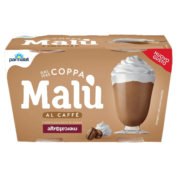 PARMALAT DESSERT COPPA MALU' COFFEE X2 200 GR (6 in a box)