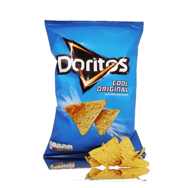 DORITOS CRISPS COOL ORIGINAL SOUR CREAM 140 GR (9 in a box)