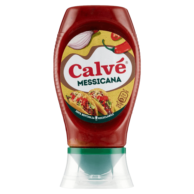 CALVE' SAUCE MESSICAN TOP DOWN 250 ML (8 in a box)