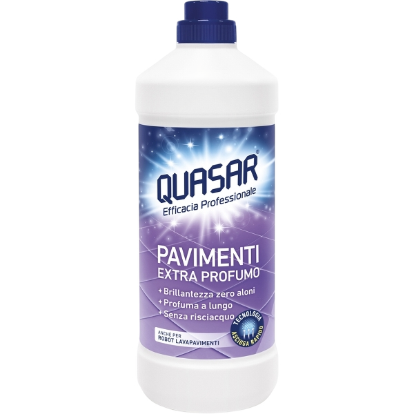 QUASAR FLOOR DETERGENTS PAVIMENTI EXTRA PROFUMO 1 LT (8 in a box)