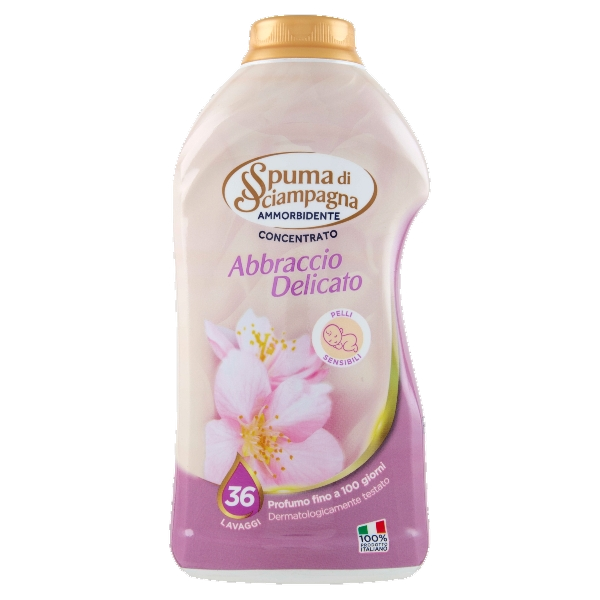 SPUMA DI SCIAMPAGNA SOFTENER CONCENTRATED PINK ABBRACCIO DELICATO 36 WASHES 720 ML (12 in a box)