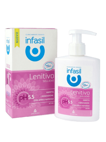 INFASIL INTIMATE WASH SOOTHING RELIEF PH 5.5 200 ML (12 IN A BOX)