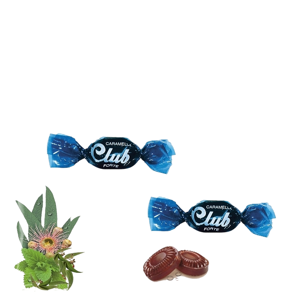 SPERLARI CANDY CLUB STRONG BALSAMIC MINT AND EUCALYPTUS 200 GR (18 in a box)
