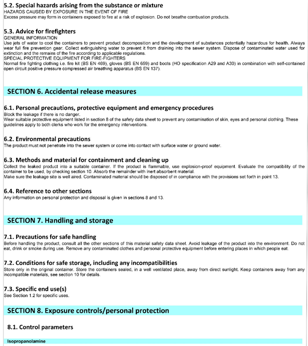 CHANTECLAIR DEGREASER MARSIGLIA REFILL 5 LT (1 in a box)