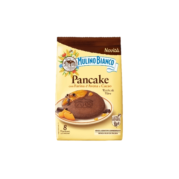 MULINO BIANCO PANCAKE COCOA READY 256 GR (8 in a box)