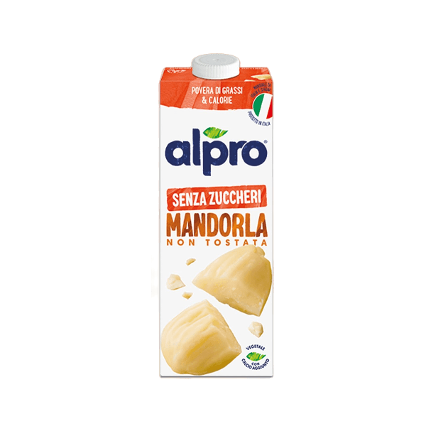 ALPRO DRINK ALMOND MILK SUGAR FREE BRICK 1 LT (8 in a box)