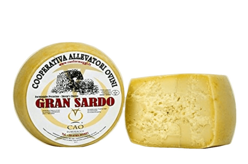 C.A.O. CHEESE PECORINO GRAN SARDO £22.38 AL KG (APPROX. 3.5 KG) PROMO £21.53