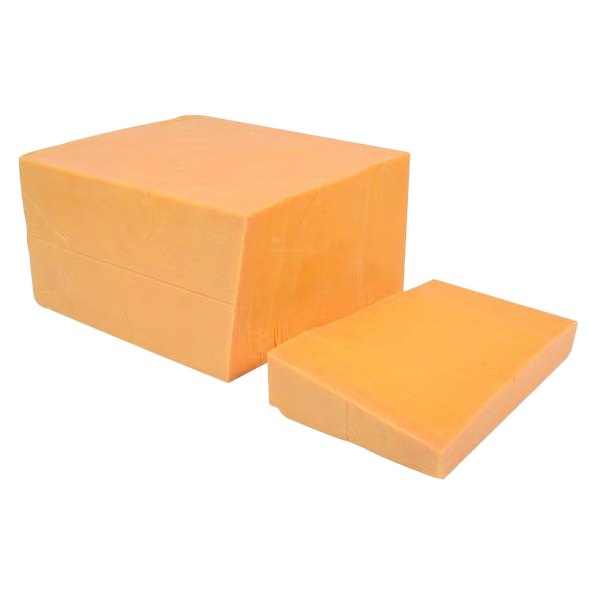 CHEESE MATURE CHEDDAR BLOCK £9.35 AL KG (APPROX. 2.5 KG)