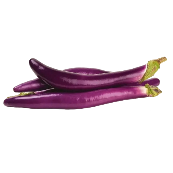 FRESH VEGETABLES AUBERGINE PERLINA £7 AL KG (APPROX 3.6 KG) - ONLY LONDON AREA