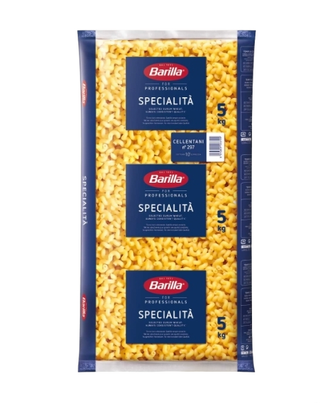 BARILLA PASTA DI SEMOLA CELLENTANI 5 KG (3 in a box)