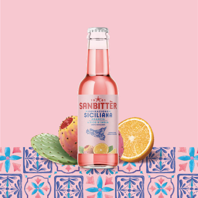 SANBITTER NON-ALCOHOLIC APERITIF SICILIANA ORANGE FIG 20 CL X3 (8 in a box)
