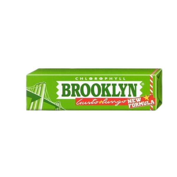 BROOKLYN CHEWING GUM CLOROPHILLA STICK 52 GR (20 in a box)