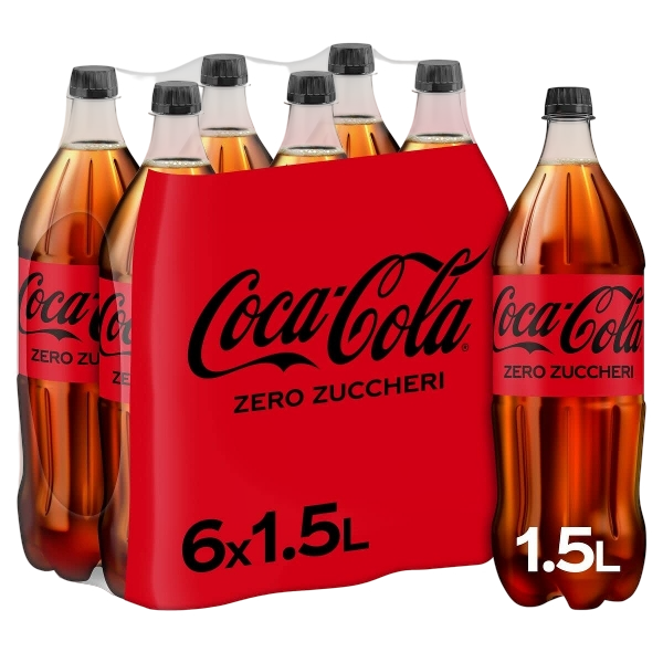 COCA COLA ZERO SUGAR PET 1.5 LT (6 in a box)
