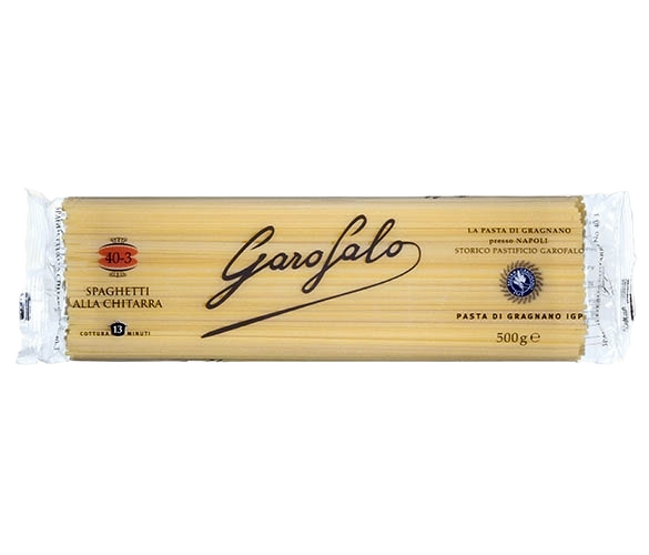 GAROFALO PASTA DI GRAGNANO IGP FORMATI SPECIALI SPAGHETTI CHITARRA 500 GR (20 in a box)
