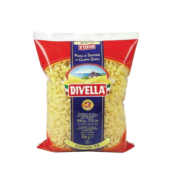 DIVELLA PASTINA DI SEMOLA COCCIOLINI N.59 500 GR (24 in a box)