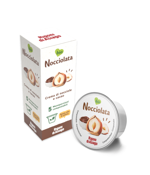 RIGONI SPREAD CREAM NOCCIOLATA MONOPORTION X5 100 GR (10 in a box)