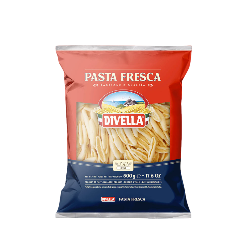 DIVELLA FRESH PASTA STRASCINATI 500 GR (10 in a box)