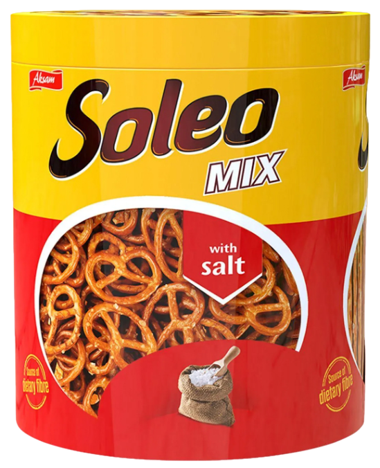 SOLEO SNACK SALATINI MIX PRETZELS 300 GR (12 in a box)