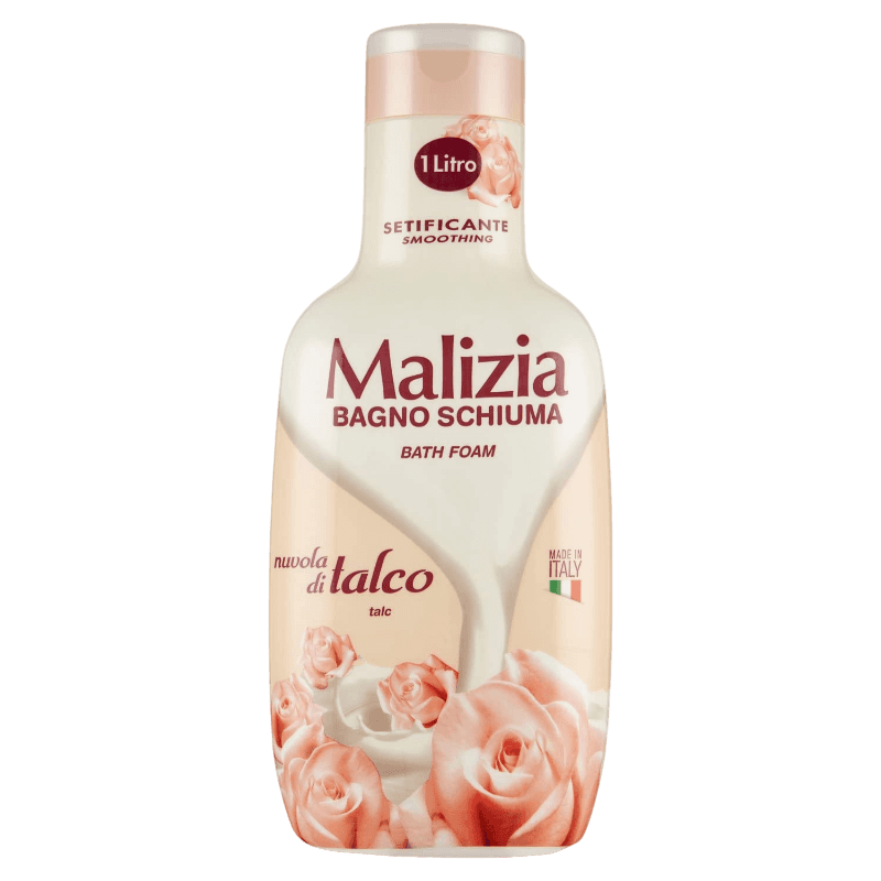 MALIZIA SHOWER BATH FOAM SETIFICANTE TALCO 1 LT (12 in a box)