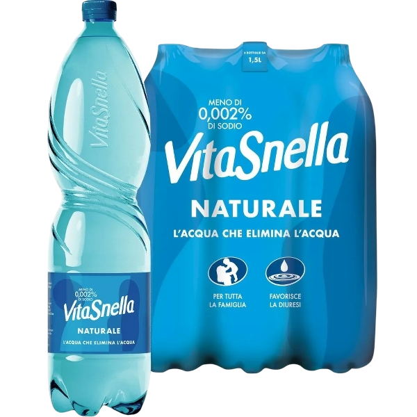 VITASNELLA STILL WATER PET 1.5 LT (6 in a box)