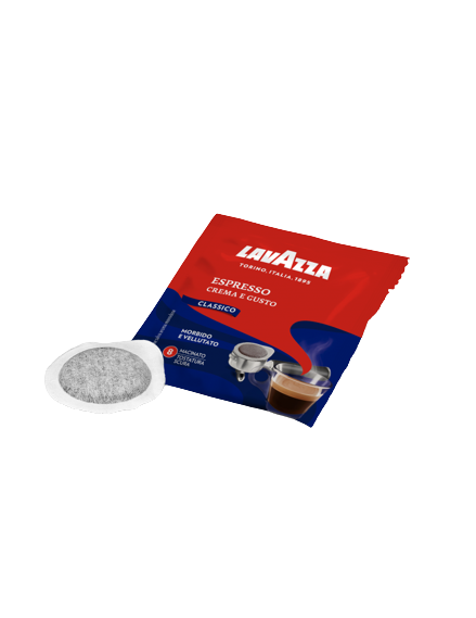 LAVAZZA COFFEE PODS ESE 44 MM CREMA E GUSTO CLASSICO X50 350 GR (4 in a box)