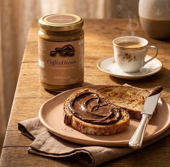 AGRISICILIA SPREAD CREAM COFFEEDREAM 330 GR (6 in a box)