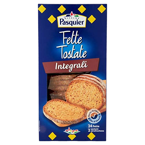 PASQUIER BAKERY RUSKS WHOLEMEAL FETTE TOSTATE INTEGRALI X24 240 GR (10 in a box)
