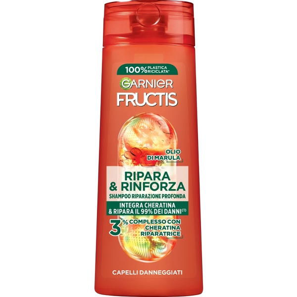 GARNIER FRUCTIS SHAMPOO RIPARA & RINFORZA DAMAGE HAIR 250 ML (12 in a box)
