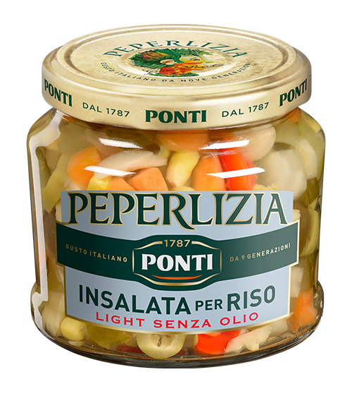 PONTI PEPERLIZIA INSALATA FOR RICE LIGHT 350 GR (12 in a box)