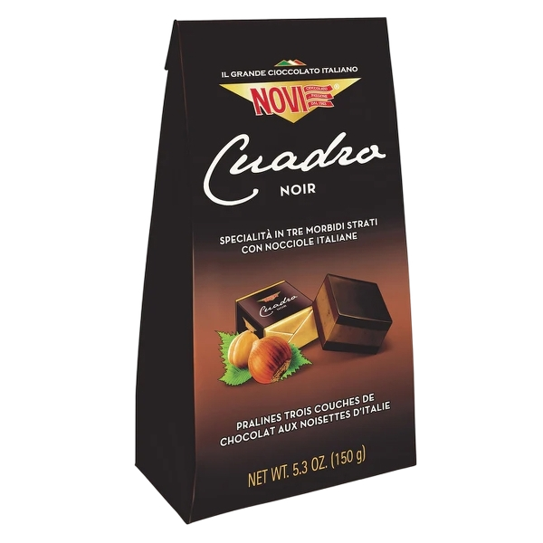 NOVI CREMINO PRALINES CUADRO NOIR 150 GR (10 in a box)