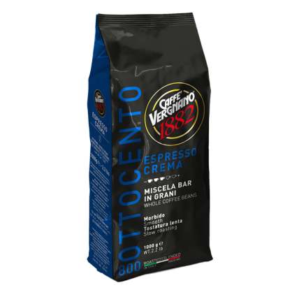 VERGNANO SMOOTH ESPRESSO 800 BLEND COFFEE BEANS 1 KG (6 IN A BOX)