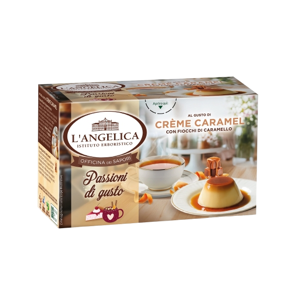 L'ANGELICA HOT HERBAL TEAS CREME CARAMEL X15 FILTERS (10 in a box)