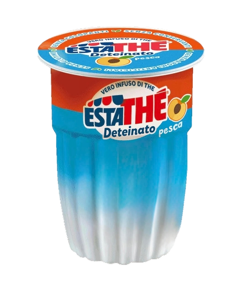 ESTATHE' TEA DETEINATED PEACH CUP 200 ML X3 (24 IN A BOX)