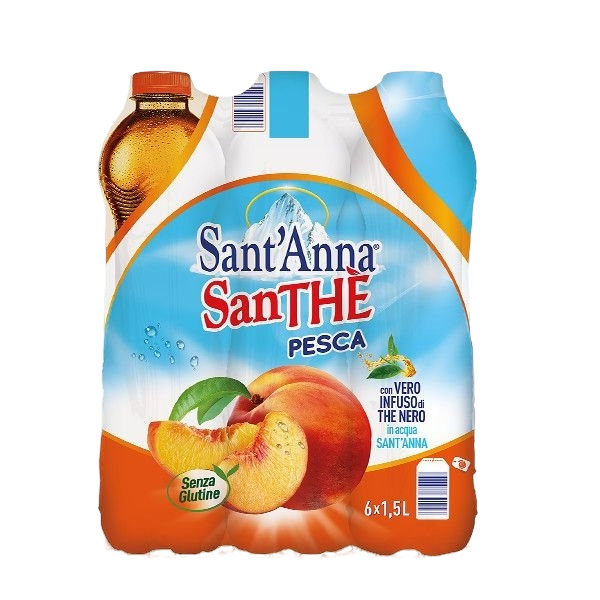 SANT'ANNA SANTHE' TEA PEACH PET 1.5 LT (6 in a box)