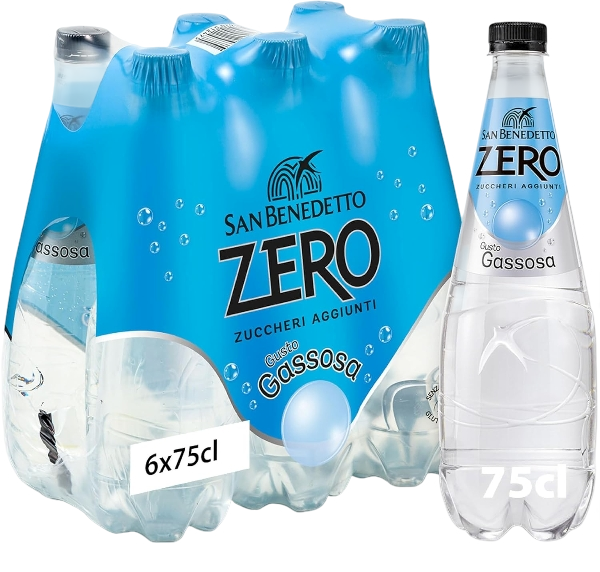 SAN BENEDETTO ZERO GASSOSA PET 750 ML (6 in a box)